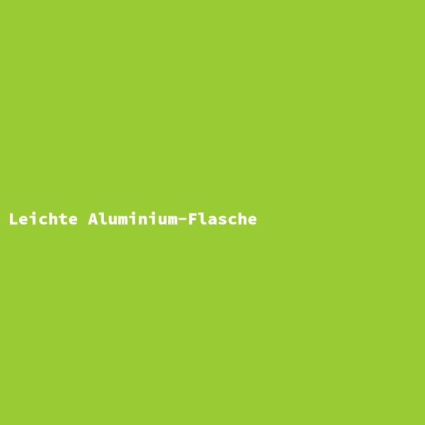 Leichte Aluminium-Flasche