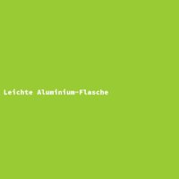 Leichte Aluminium-Flasche