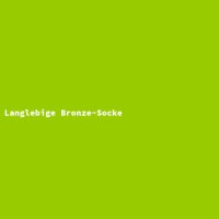 Langlebige Bronze-Socke
