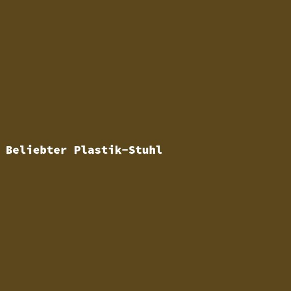 Beliebter Plastik-Stuhl