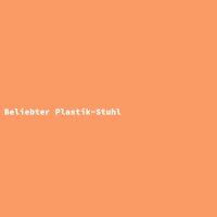 Beliebter Plastik-Stuhl