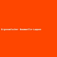 Ergonomischer Baumwolle-Lappen