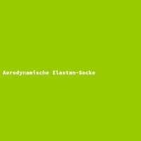 Aerodynamische Elastan-Socke