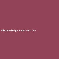 Mittelm&auml;&szlig;ige Leder-Brille