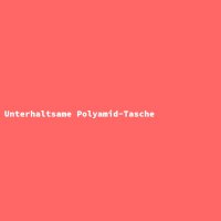 Unterhaltsame Polyamid-Tasche