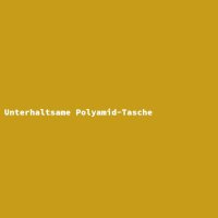 Unterhaltsame Polyamid-Tasche