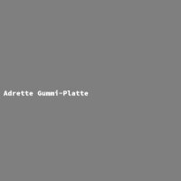 Adrette Gummi-Platte