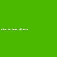 Adrette Gummi-Platte